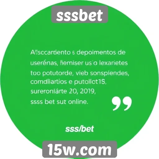 Depoimentos de usuários sobre a experiência no sssbet